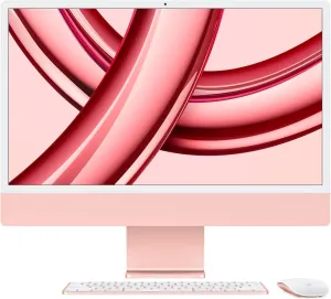 2023 Apple iMac with Apple M3 with Processor 8-core CPU/10-core GPU (24-inch, 8GB RAM, 512GB SSD Storage) Pink (Renewed)
