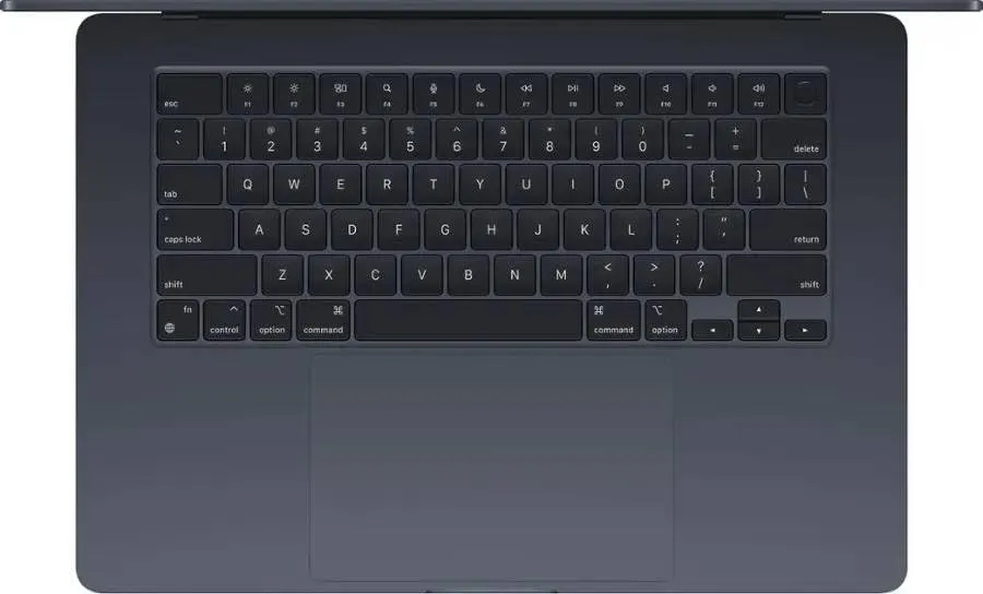 2024 Apple MacBook Air with Apple M3 Chip (15-Inch, 8GB RAM, 256GB SSD Storage) (QWERTY English) Midnight (Renewed Premium)