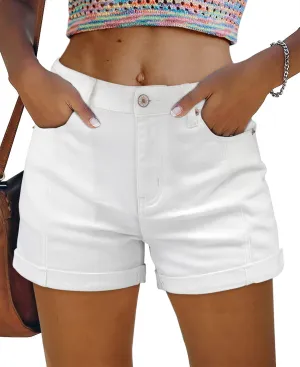 2025 Jean Shorts for Women Casual Stretchy Denim Summer Hot Short