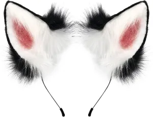 Anbiliwobo Wolf Fox Furry Ears Headwear Halloween Cosplay Cat Ears Headband