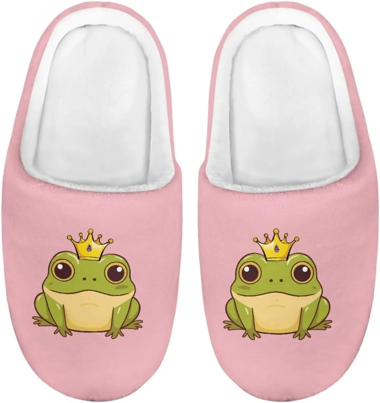 Animals Slip On Plush Slippers for Little Kids Boys Girls Lightweight Fuzzy Warm Winter Slippers Soft Flannel Indoor Outdoor Washable House Shoes Size 9-15