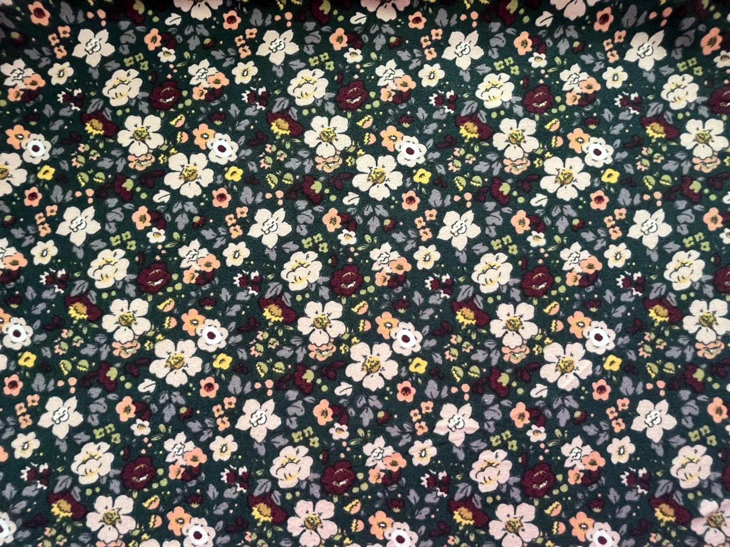 Antique Floral Stretch Jean Patches Super Strong Iron On- by Holey Patches (6" x 6" Set of 2) | Handmade in The USA