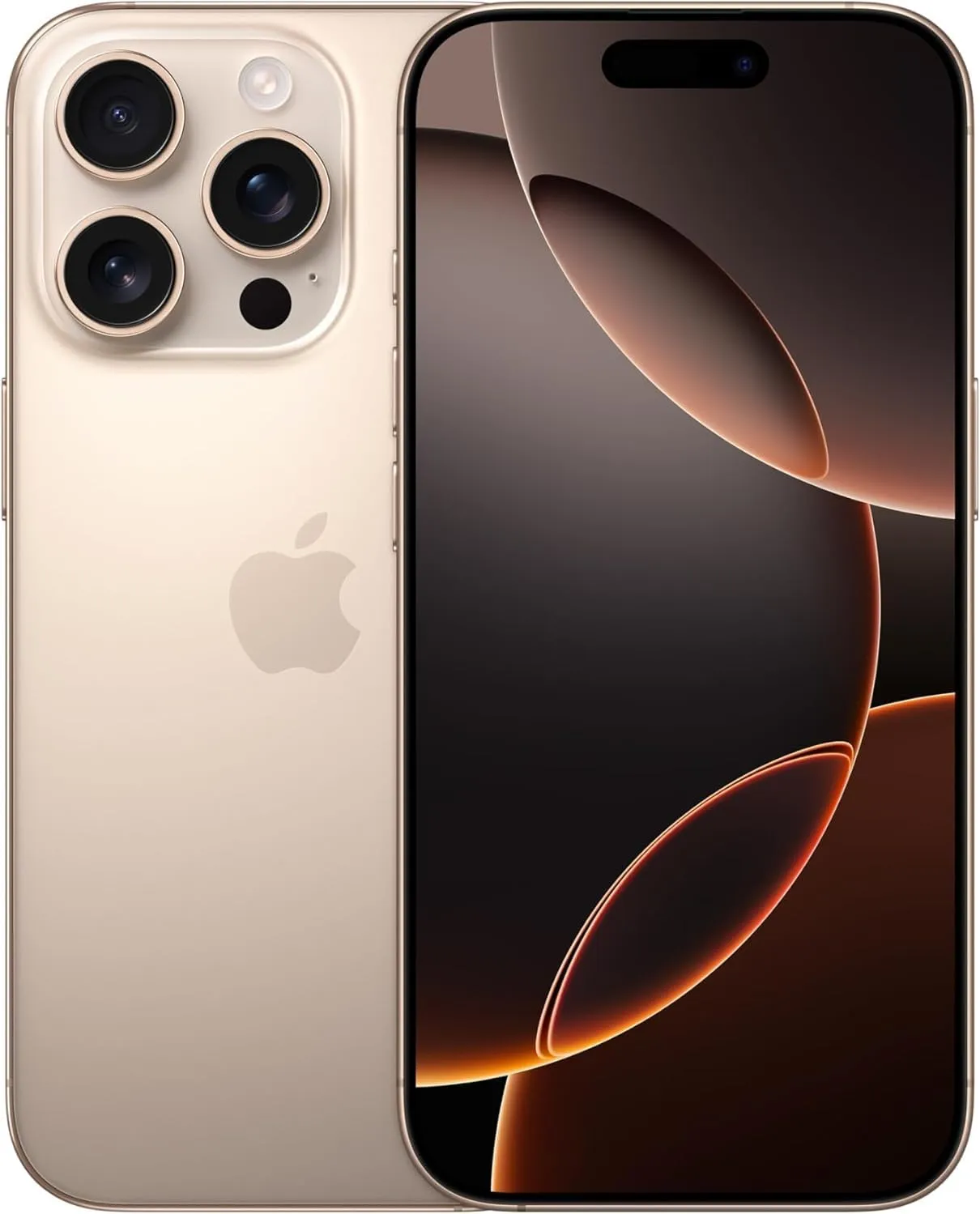 Apple iPhone 16 Pro Max, US Version, 256GB, Desert Titanium for AT&T (Renewed Premium)