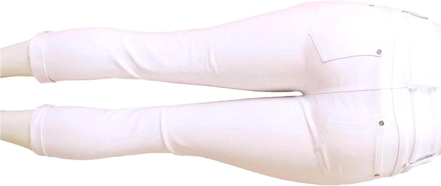 APT.9 / Diamante Juniors Women's Capri Denim Jeans Skinny Ripped Distressed Stretch Pants