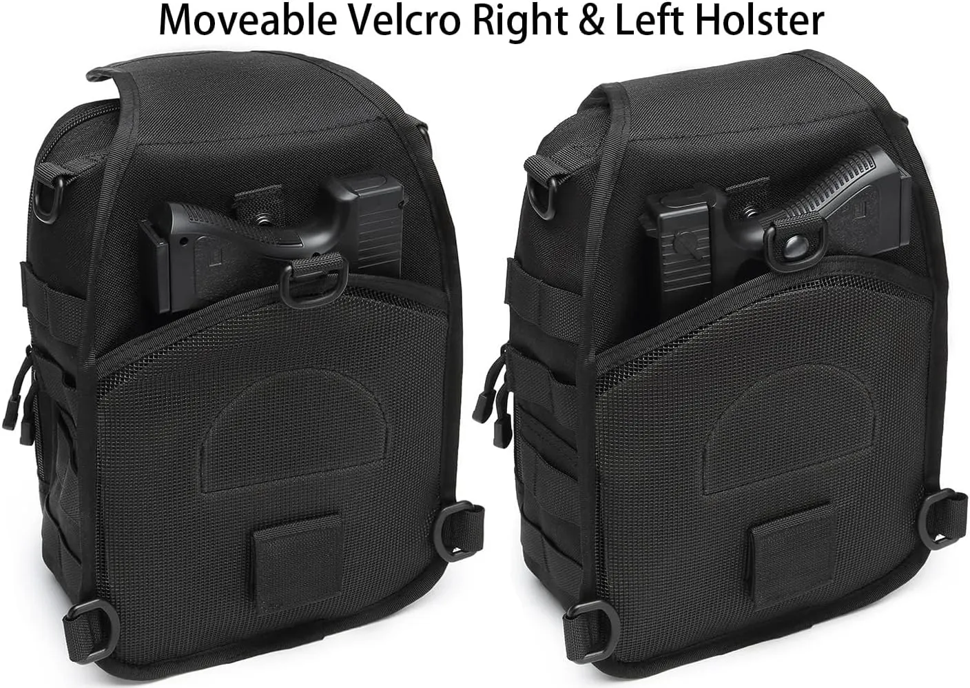 ATBP Tactical Sling Backpack Bag Pack for Men Military One Strap Shoulder Backpack Crossbody Bag With Holster 10 Liters