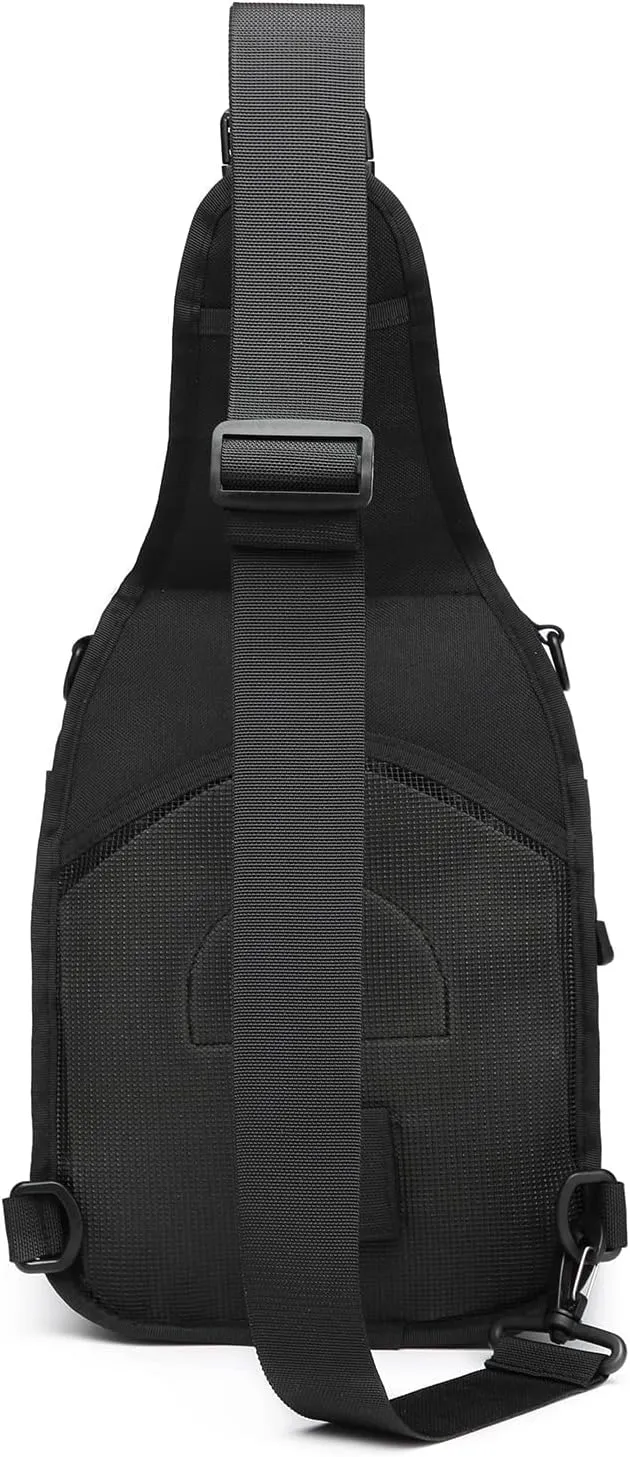 ATBP Tactical Sling Backpack With Holster Military Crossbody Bag for Men Single Shoulder Back Pack 10L