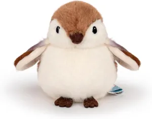 Bird Stuffed Animal Cute Bird Plush Bag Pendant Simulation Bird Toys for Kids Pendant Doll Birthday Gift Decoration(Sparrow Plush)