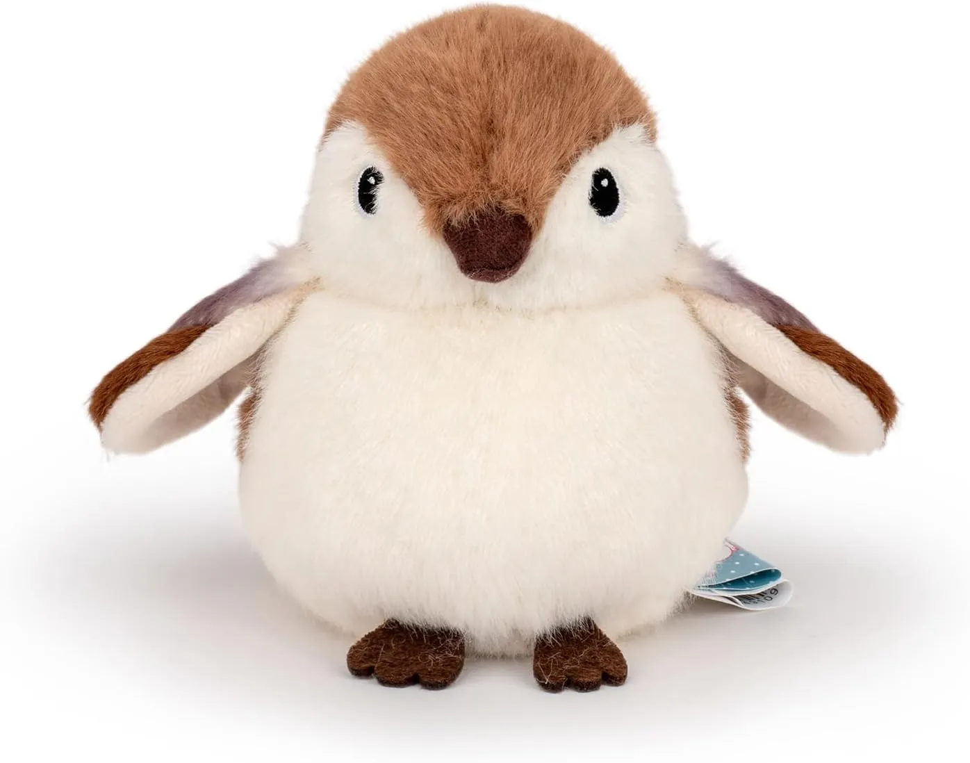 Bird Stuffed Animal Cute Bird Plush Bag Pendant Simulation Bird Toys for Kids Pendant Doll Birthday Gift Decoration(Sparrow Plush)