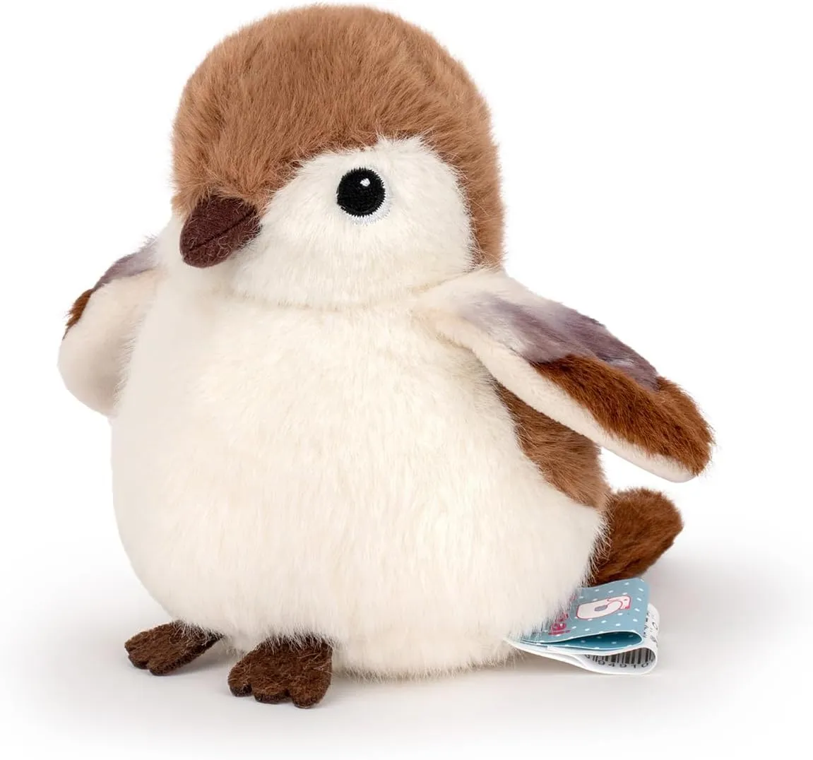 Bird Stuffed Animal Cute Bird Plush Bag Pendant Simulation Bird Toys for Kids Pendant Doll Birthday Gift Decoration(Sparrow Plush)