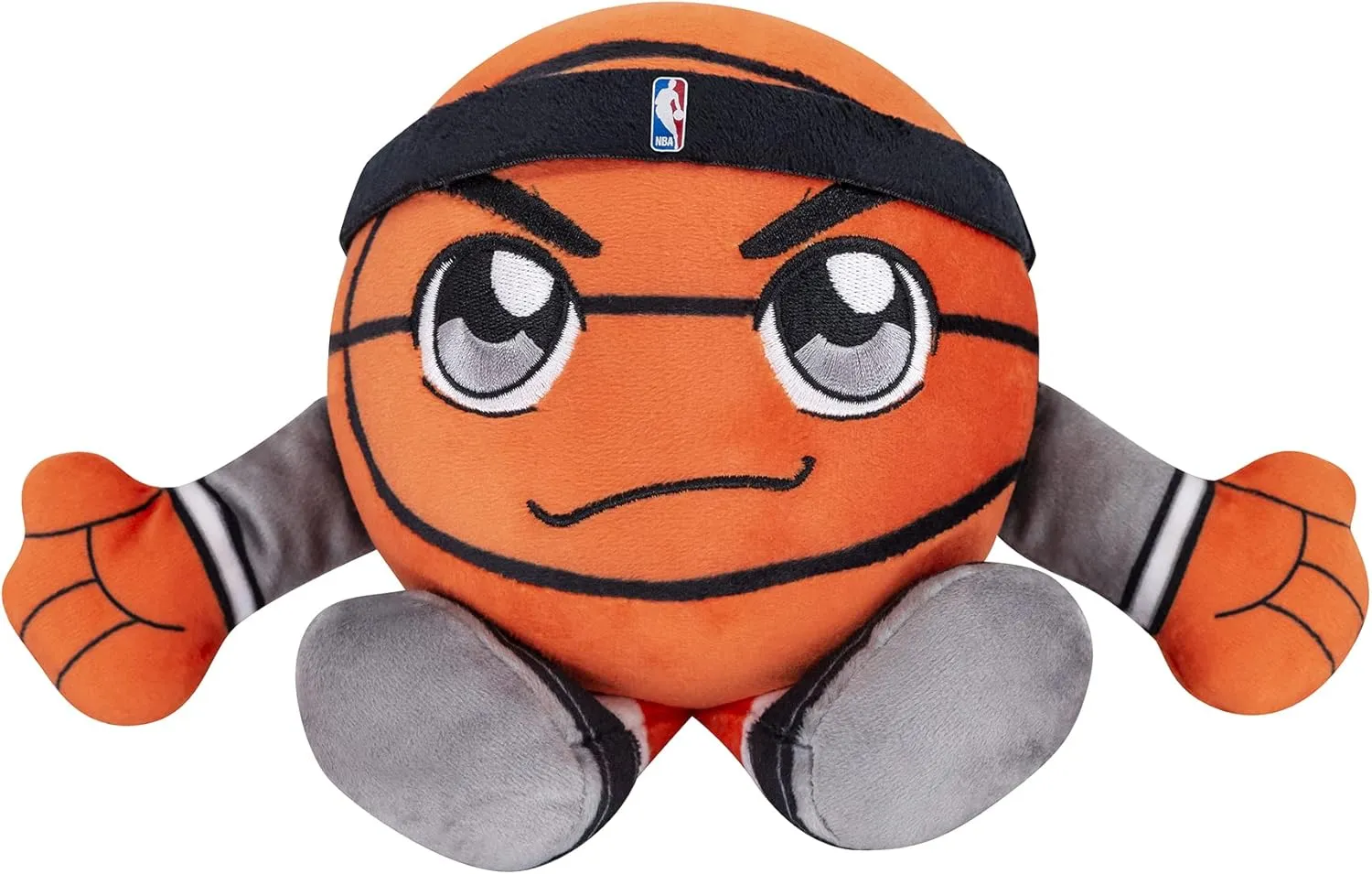Bleacher Creatures Brooklyn Nets 8" Kuricha Basketball Sitting Plush- Soft Chibi Inspired Plush