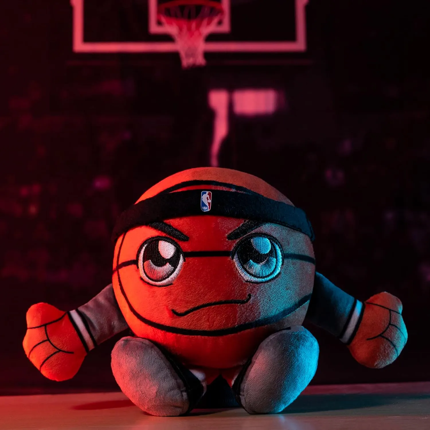 Bleacher Creatures Brooklyn Nets 8" Kuricha Basketball Sitting Plush- Soft Chibi Inspired Plush