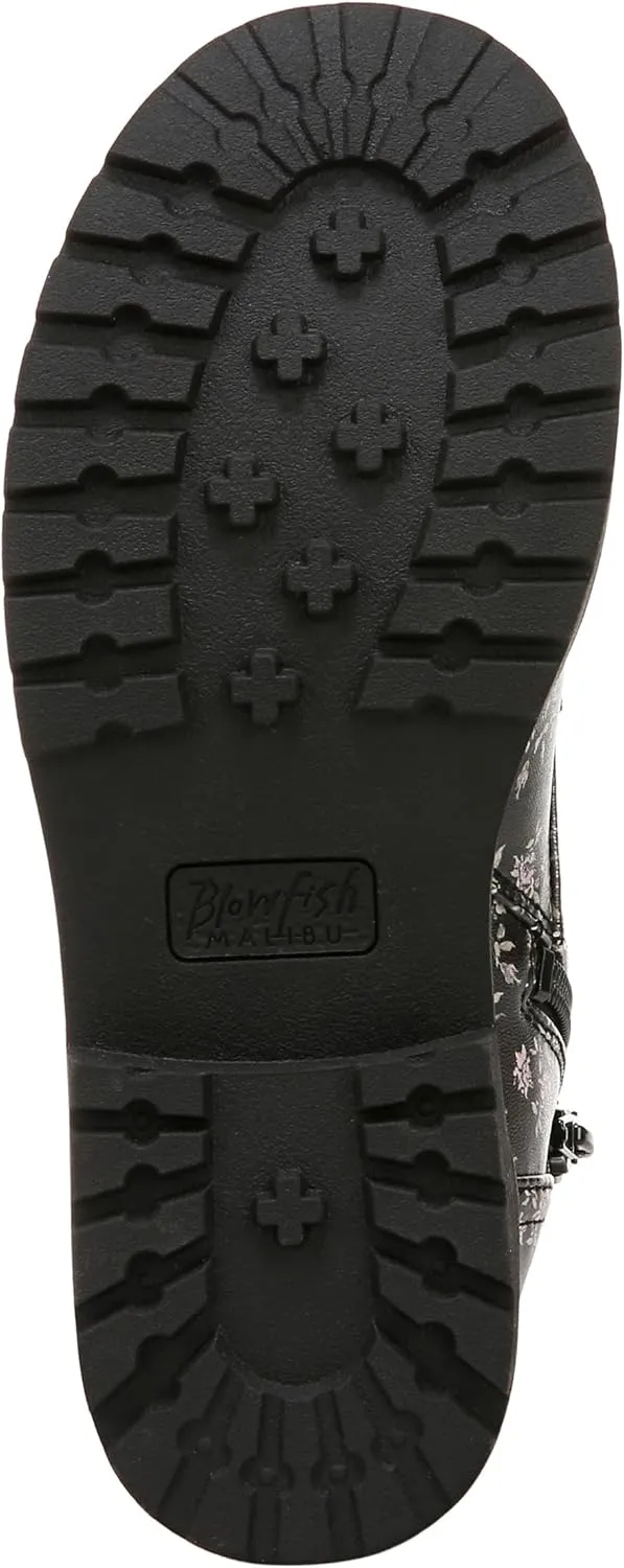 Blowfish Malibu Girl's Rayana-ki Side Zip Combat Boot