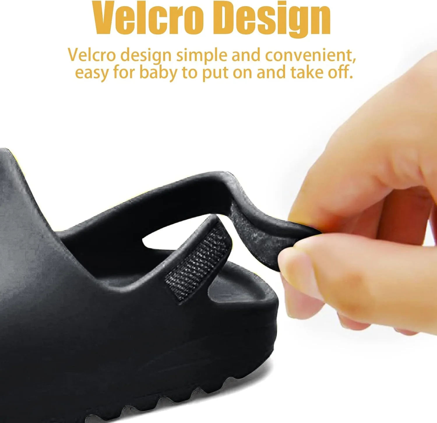 bolukets Toddler Little Kids Slides Sandals, Summer Slip On Lightweight Slippers for Boys and Girls, Beach Pool Anti-Slip Water Shoes Indoor Outdoor Sandals