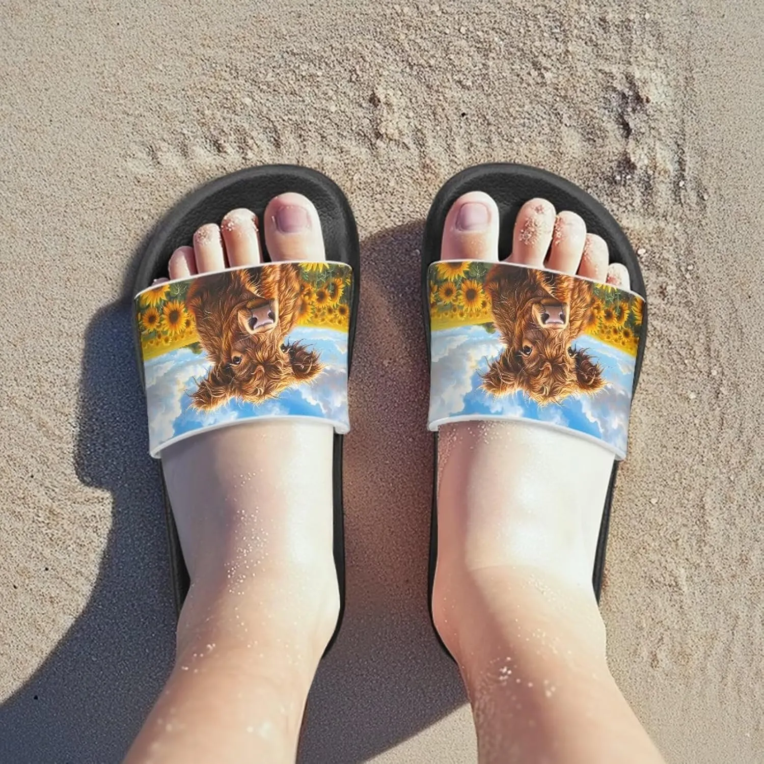 Boys Slides Non-slip Toddler Boys Cute Shower Slippers Toddler Flip Flops Beach Pool Sandals Play Family Gatherings Outdoor