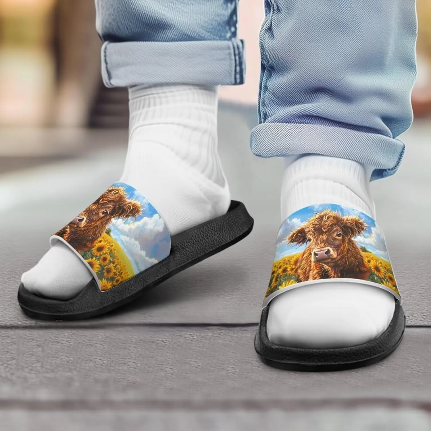Boys Slides Non-slip Toddler Boys Cute Shower Slippers Toddler Flip Flops Beach Pool Sandals Play Family Gatherings Outdoor