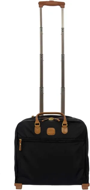 Bric's X-Bag/X-Travel 2.0 - Pilot Bag - Rolling Carry On Luggage - Business - 14 x 15.5-Inch Luggage Laptop Bag, Black