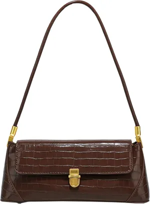 Brown Purses for Women Black Shoulder Purse Vintage Bags Trendy Women's Red Small Tote Handbags