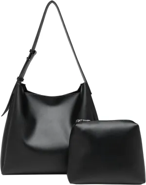 Bucket Tote Purse for Women Retro PU Leather Crossbody Shoulder Handbags Large Capacity Hobo Bag with Pockets