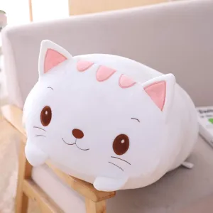 Cat Plush Hugging Pillow, Soft Kitten Cat Stuffed Animal Toy Body Pillow 23.6"
