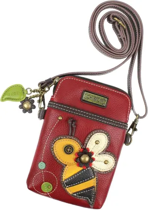 Chala Honey Bee Cellphone Crossbody Handbag - Convertable Strap Bee Accessories