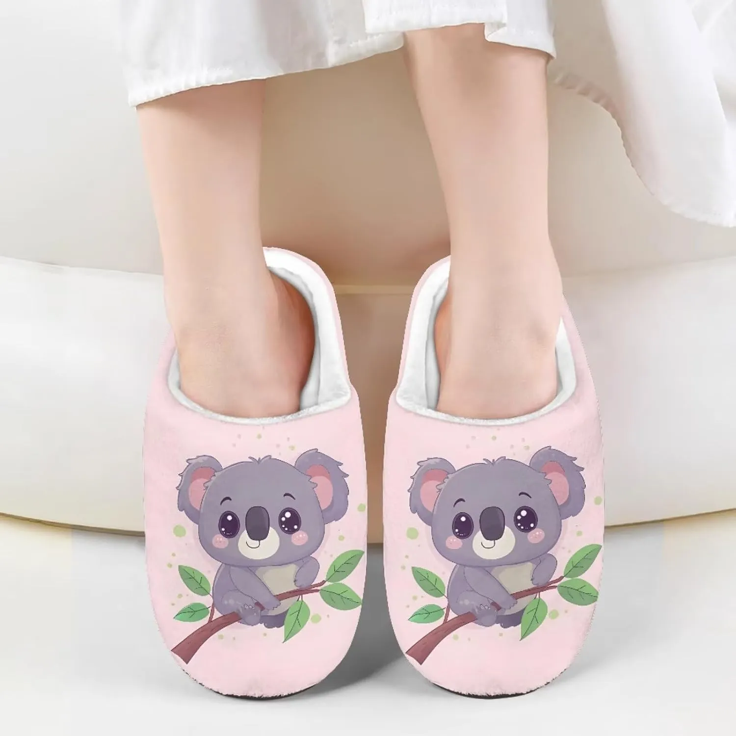 Children's Home Cotton Slippers for Winter Daily or Holiday Decoration Plush Warm