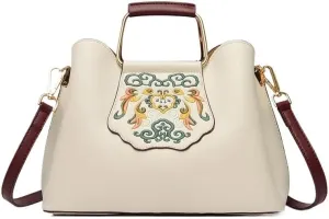 Chinese Style Embroidery Single Shoulder Bag for Women, Artistic and Retro Large Capacity Crossbody Bag