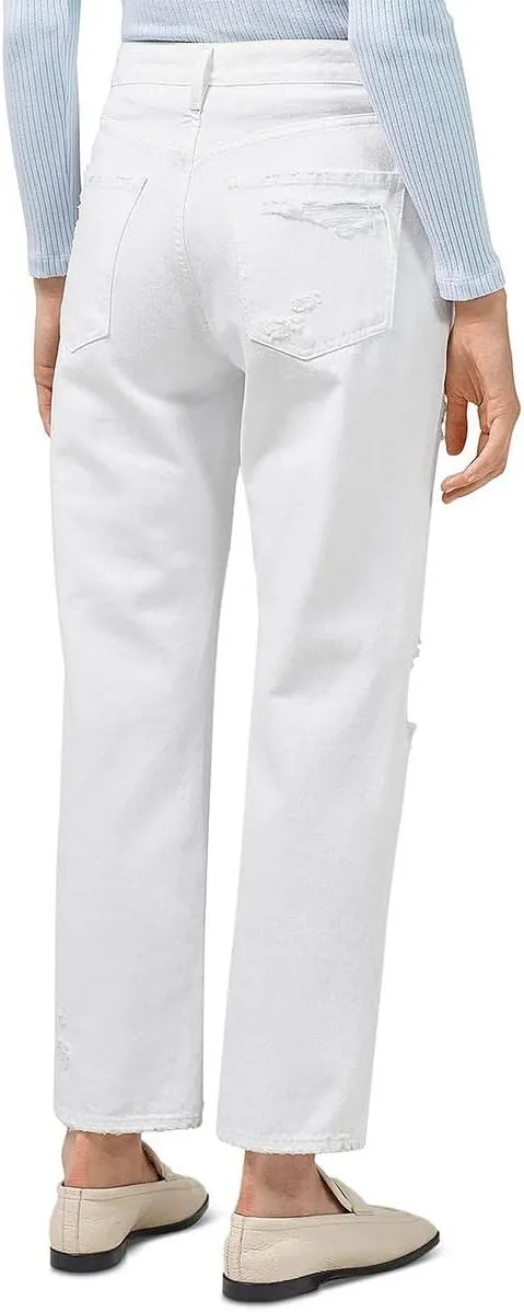 Citizens of Humanity Womens Emery High Rise Distressed Cropped Jeans