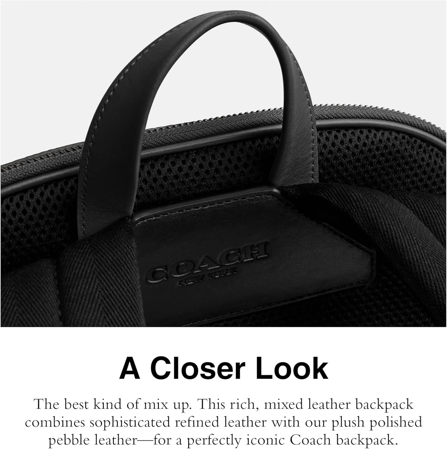 Coach Gotham Backpack, Charcoal