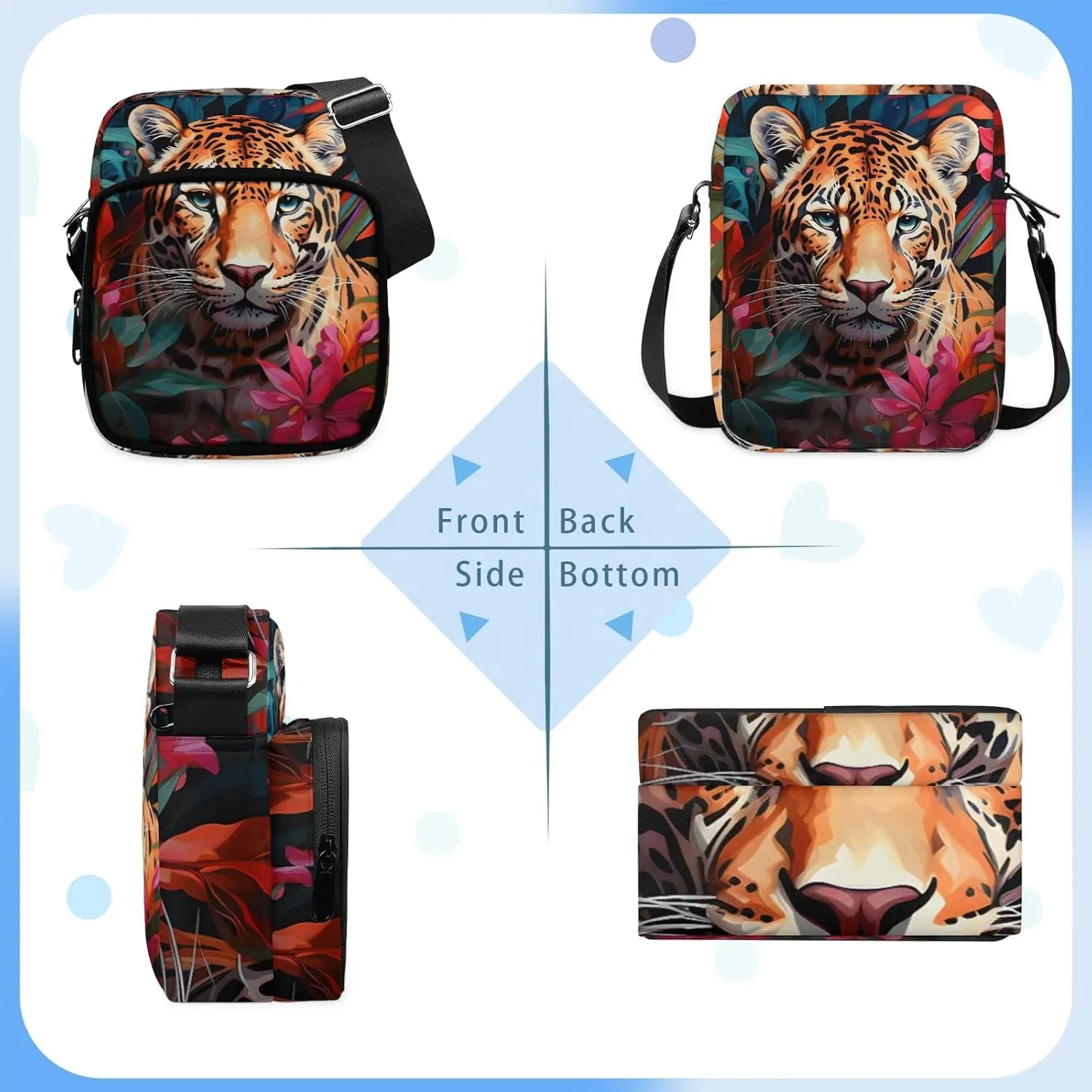 Crossbody Bag Small Sling Backpack Shoulder Bags Chest Pack Cross Body Daypack Artistic Football Belt Purse