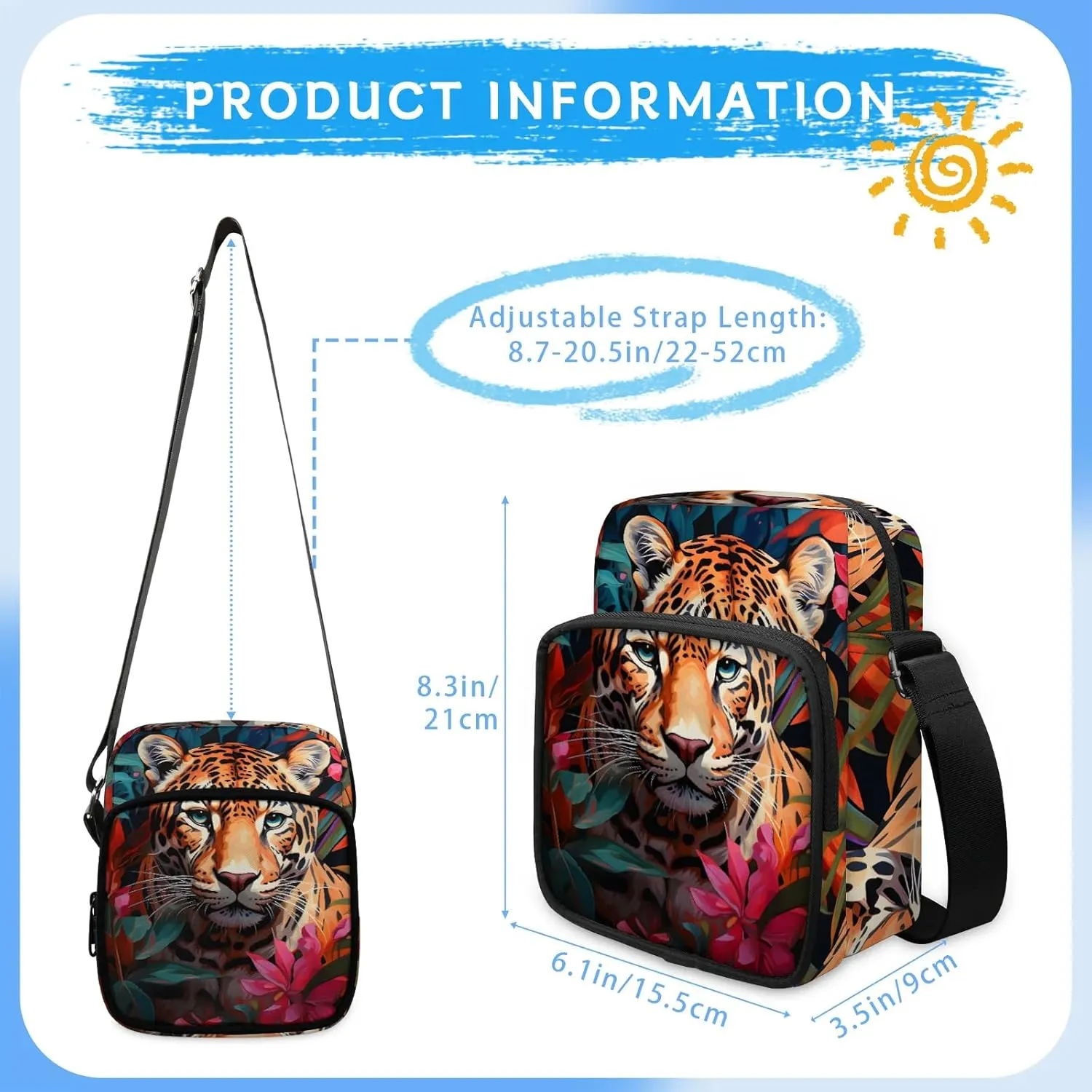 Crossbody Bag Small Sling Backpack Shoulder Bags Chest Pack Cross Body Daypack Artistic Football Belt Purse
