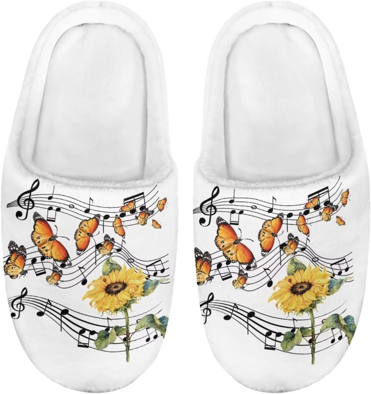 Cute Slippers for Girls Boys, Plush Non-Slip House Slippers Winter Fluffy House Shoes Cute Soft Slip-On Shoes for Indoor Outdoor