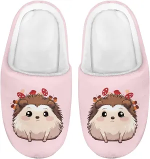 Cute Slippers for Girls Boys, Plush Non-Slip House Slippers Winter Fluffy House Shoes Cute Soft Slip-On Shoes for Indoor Outdoor