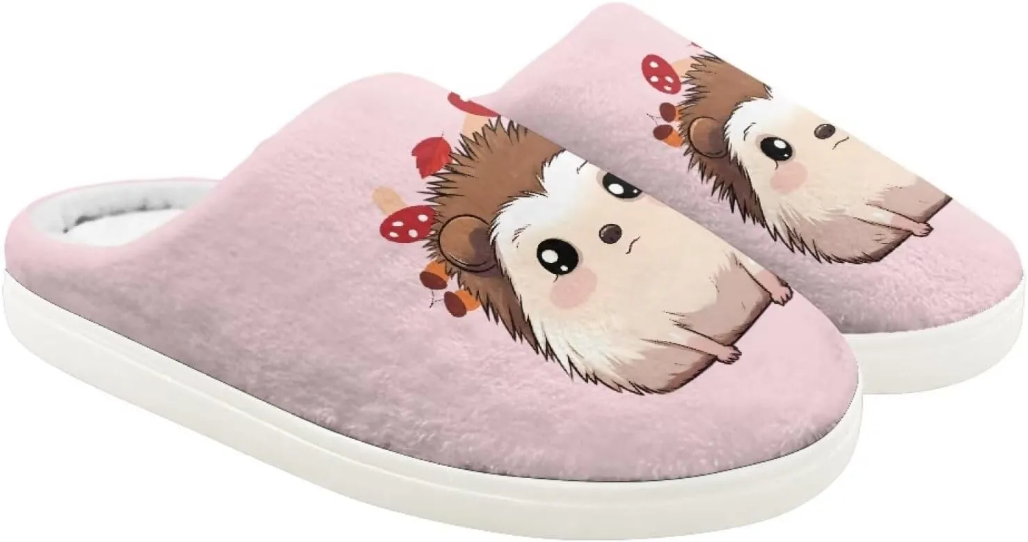 Cute Slippers for Girls Boys, Plush Non-Slip House Slippers Winter Fluffy House Shoes Cute Soft Slip-On Shoes for Indoor Outdoor