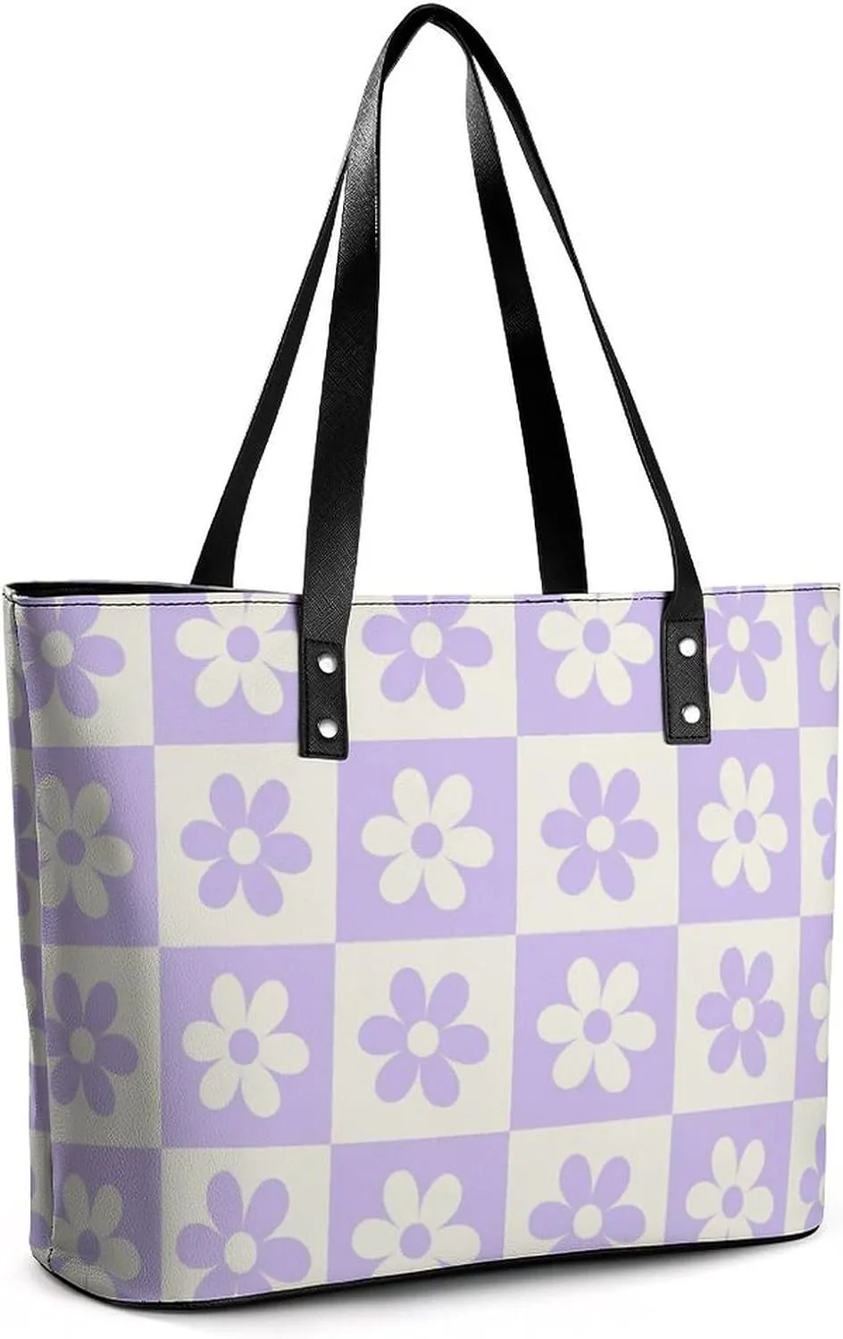 Cute Unicorns Bow Hearts Hobo Handbags With Zipper Large Capacity Satchel Tote Bag Shoulder Bag