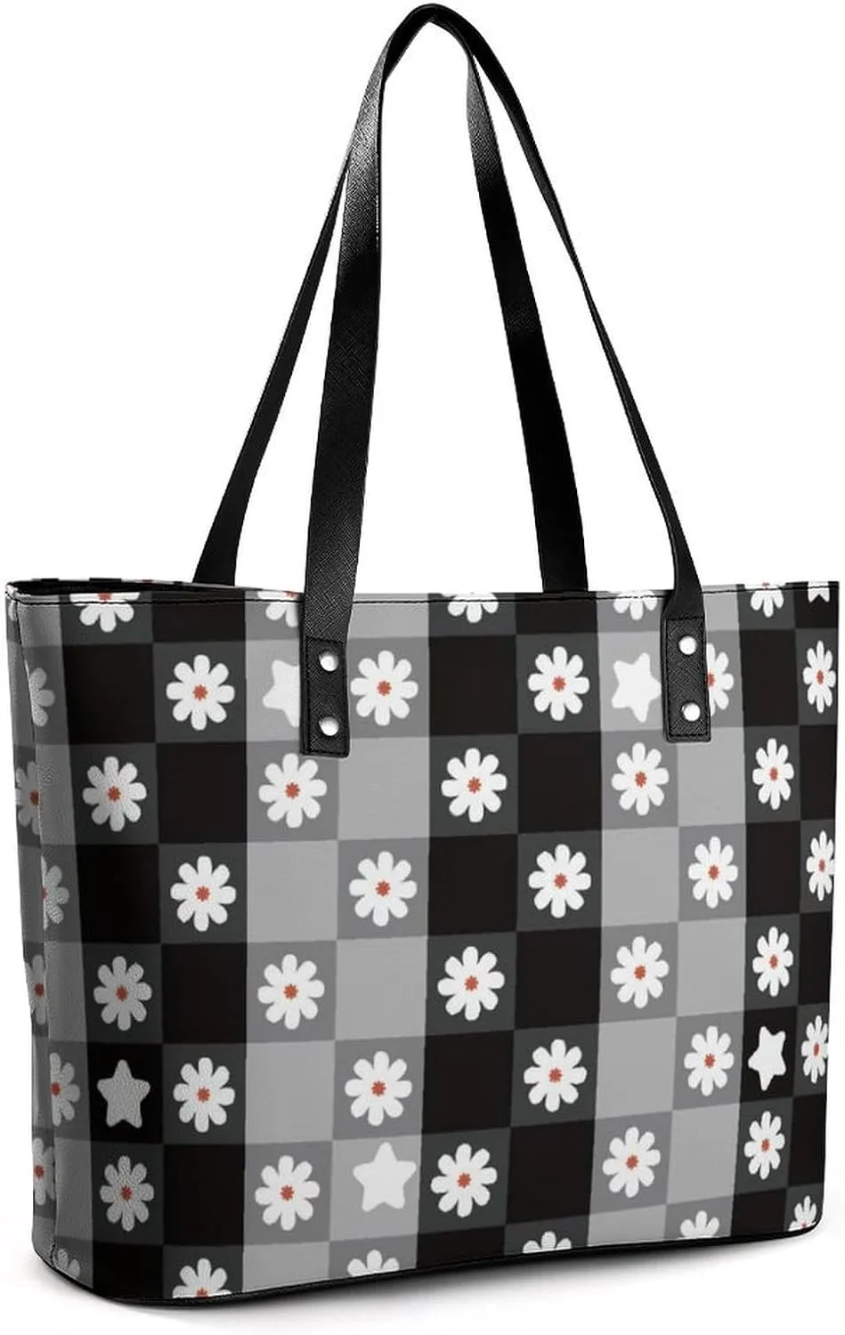 Cute Unicorns Bow Hearts Hobo Handbags With Zipper Large Capacity Satchel Tote Bag Shoulder Bag