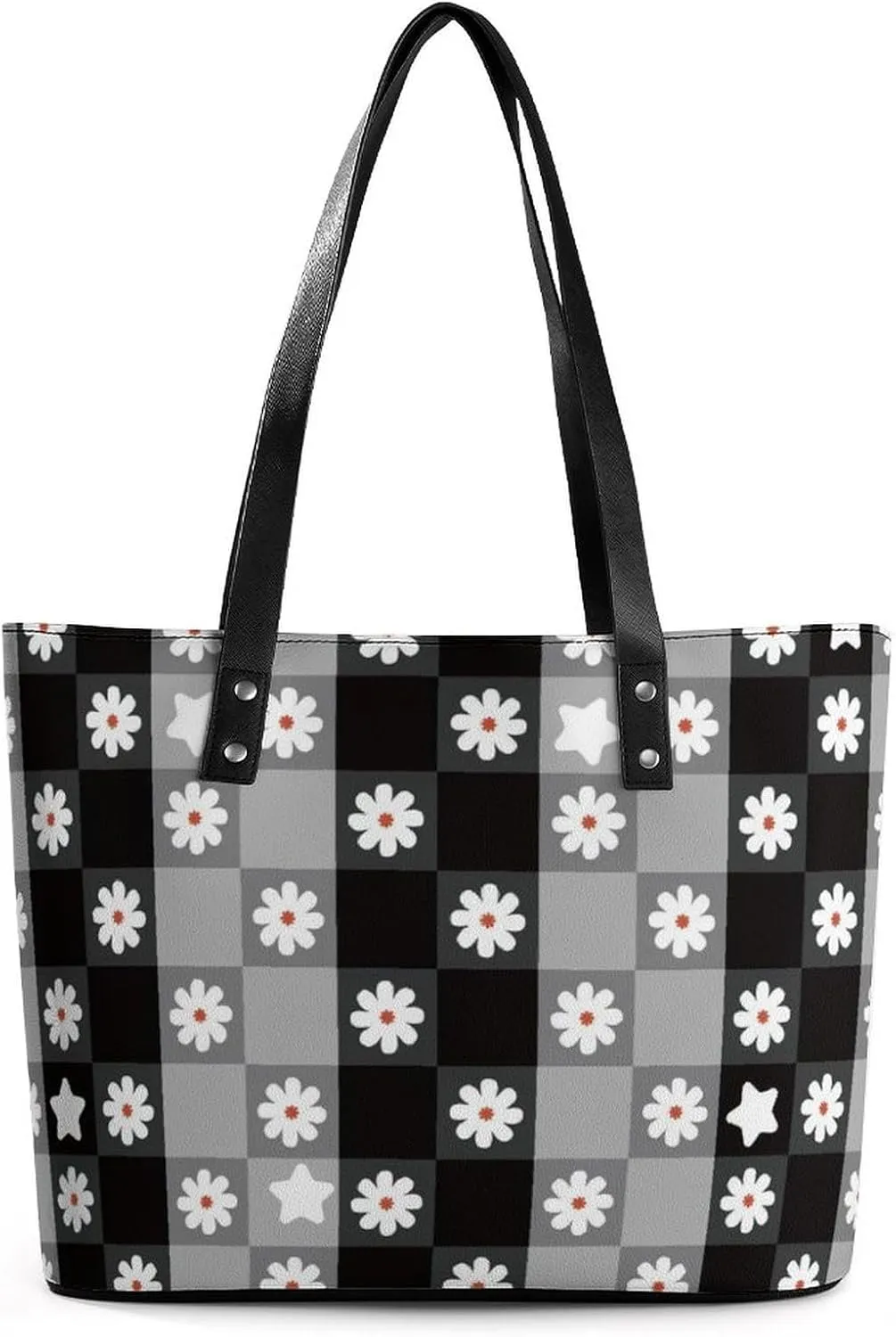 Cute Unicorns Bow Hearts Hobo Handbags With Zipper Large Capacity Satchel Tote Bag Shoulder Bag