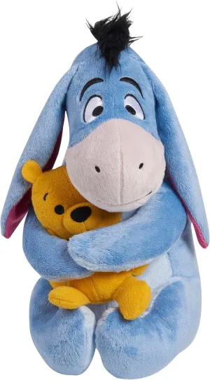 Disney Classics Lil Friends Eeyore and Winnie the Pooh Plushie Stuffed Animal, Kids Toys for Ages 2 Up by Just Play