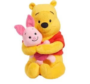 Disney Classics Lil Friends Winnie the Pooh and Piglet Plush Stuffed Animal, Officially Licensed Kids Toys for Ages 0  by Just Play