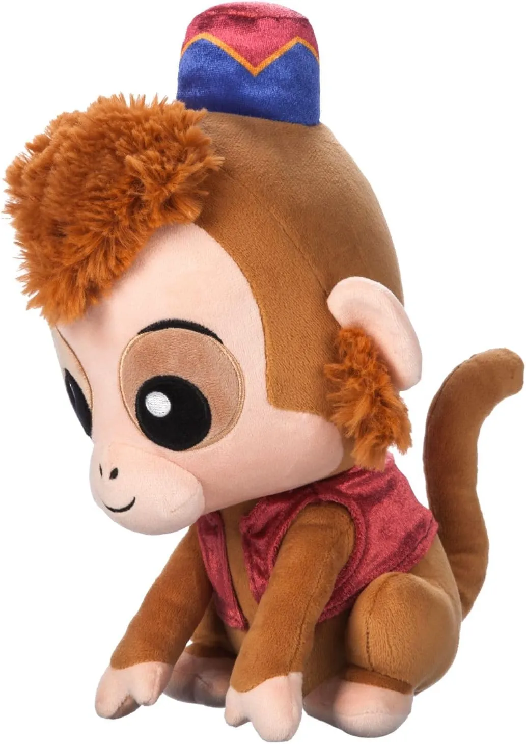 Disney Store Official Princess Friends Plush Doll (Abu from Aladdin) Small, Stuffed Animals with Embroidered Features, Plush Toys, Plush Toys for Kids