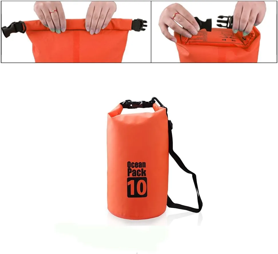 Dry Sack/Floating Waterproof Bag 2L/5L/10L/20L/30L for Boating, Kayaking, Hiking, Snowboarding, Camping, Rafting, Fishing and Backpacking