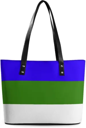 Elegant Ireland Flag Women’s Shoulder Bag Leather Large Capacity Everyday Tote