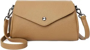 Envelope Design Real Genuine Leather Crossbody Purses for Women Cell Phone Purses Shoulder Bags For Women