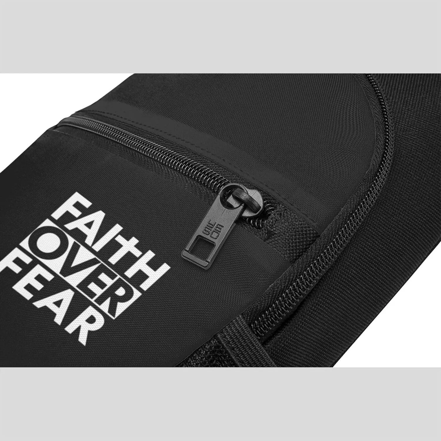 Faith Over Fear Bible Scripture Verse Christian Unisex Chest Bag Lightweight Crossbody Shoulder Bag Travel Pocket