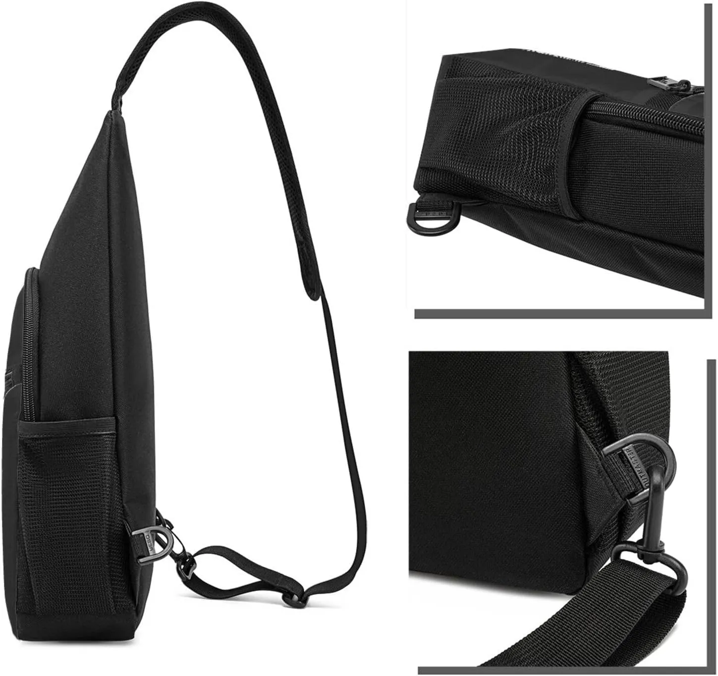 Faith Over Fear Bible Scripture Verse Christian Unisex Chest Bag Lightweight Crossbody Shoulder Bag Travel Pocket