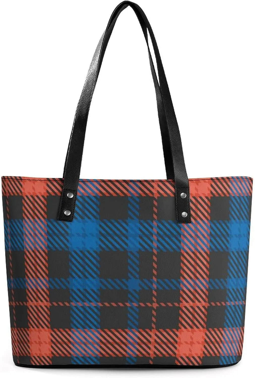 Fashion Handbag With Zipper Large Capacity Satchel Tote Bag Shoulder Bag