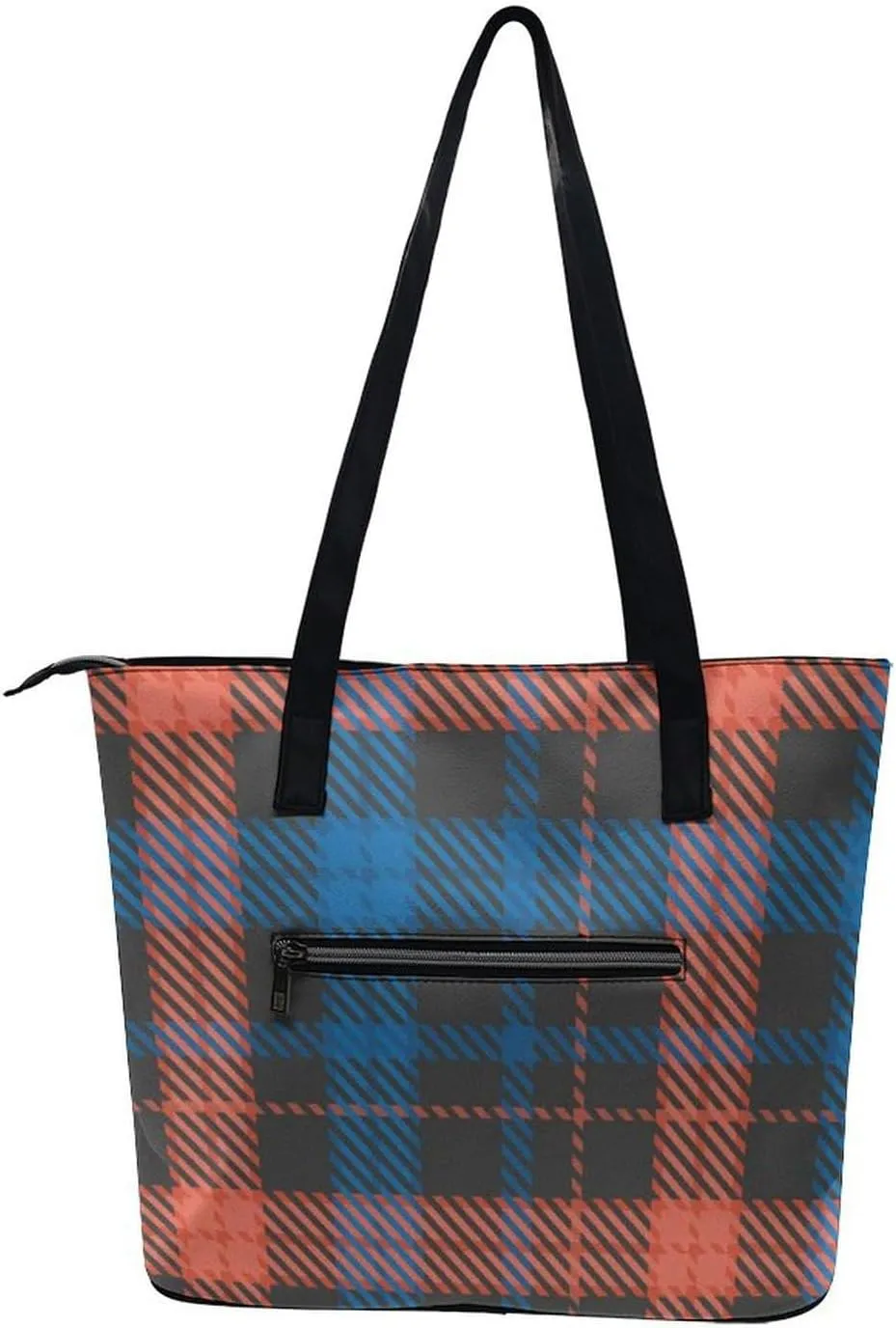 Fashion Handbag With Zipper Large Capacity Satchel Tote Bag Shoulder Bag