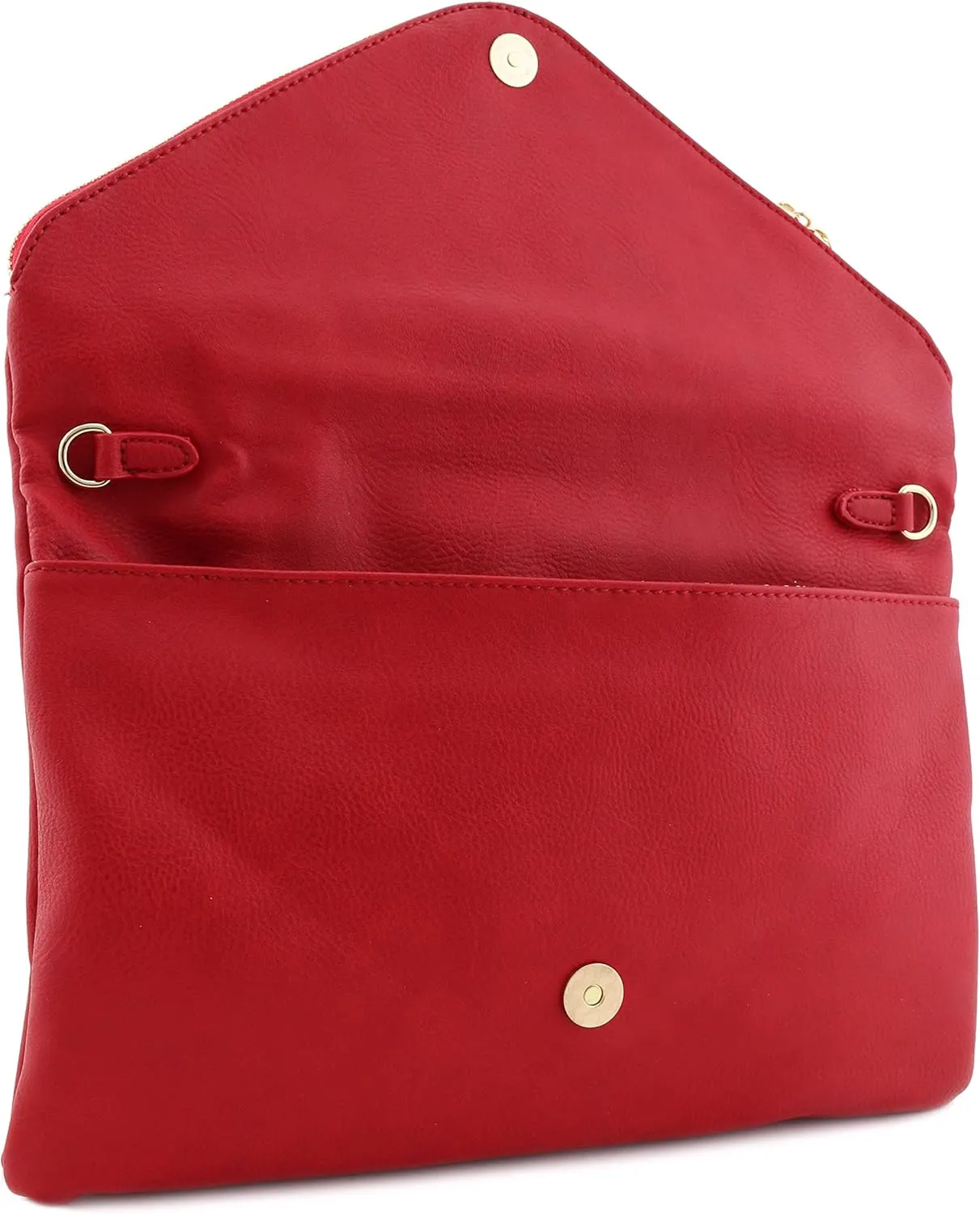 FashionPuzzle Oversized Envelope Clutch Evening Bag with Chain Strap