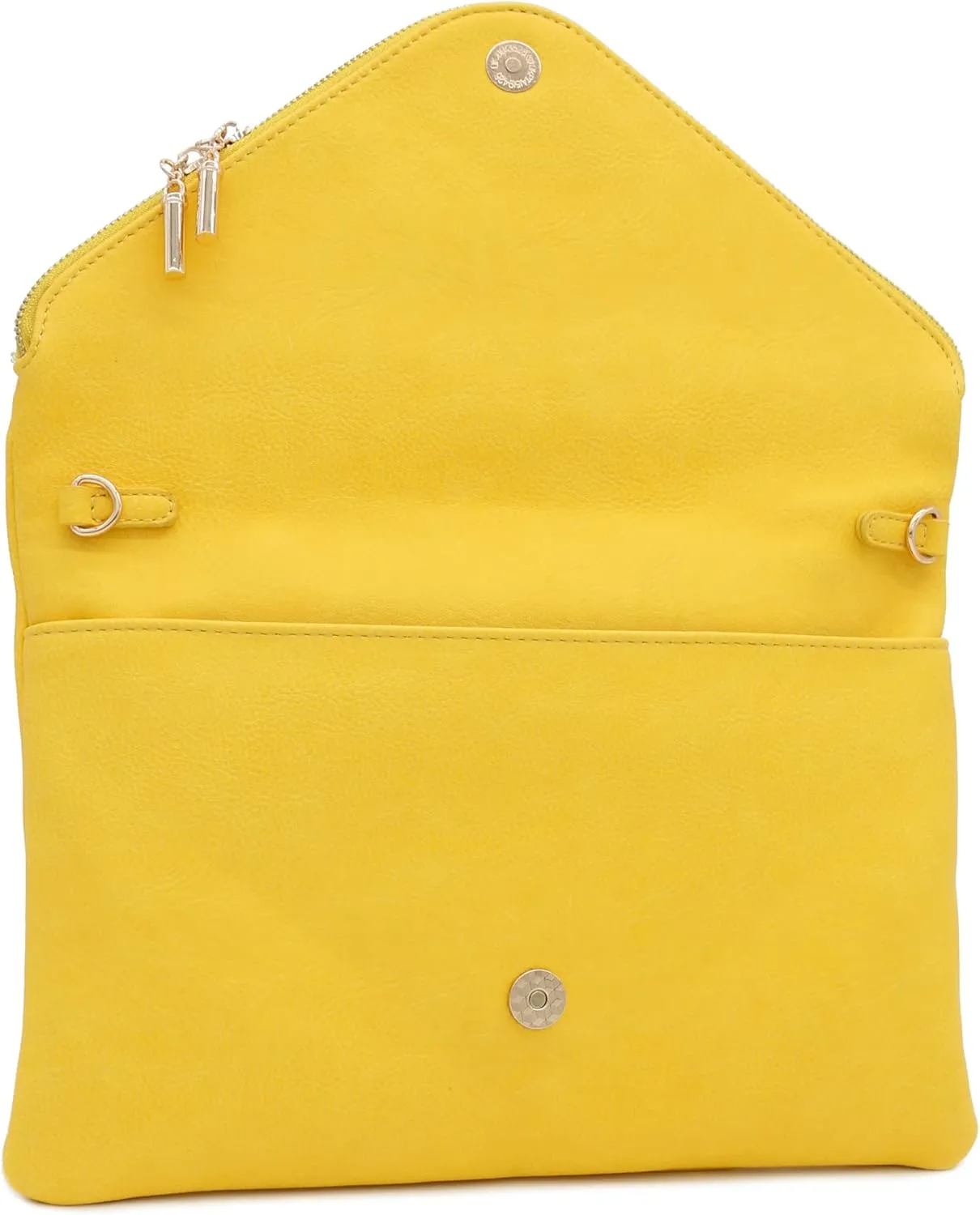 FashionPuzzle Oversized Envelope Clutch Evening Bag with Chain Strap
