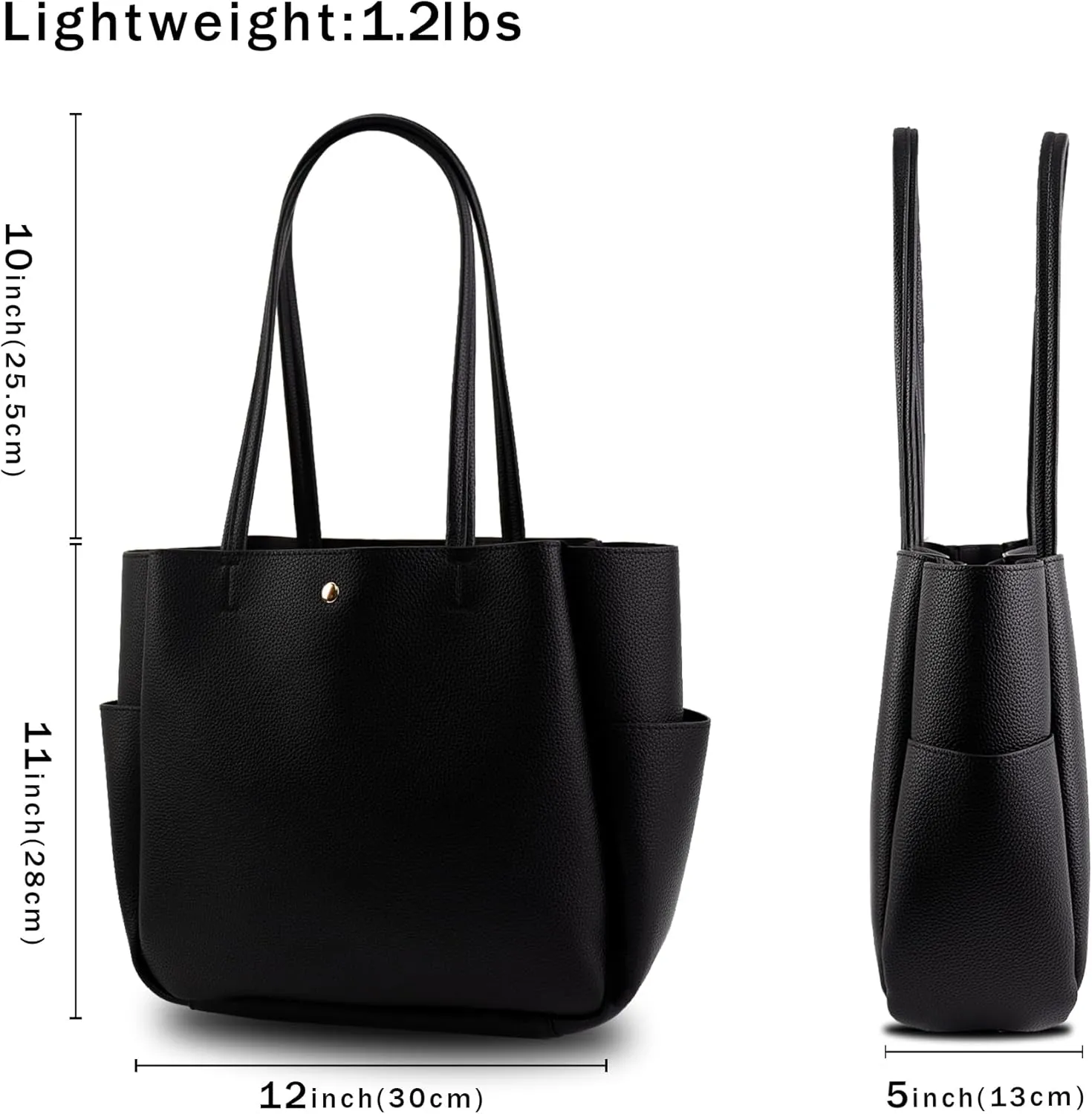 Faux Leather Tote Bag for Women Large Capacity Shoulder Bag Womens Oversized Tote Bag