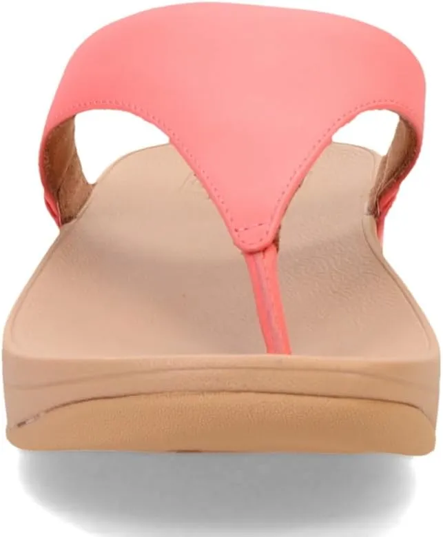 FitFlop Women's Lulu Leather Toe-Post Thong Sandals